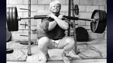 front squats Dave Draper